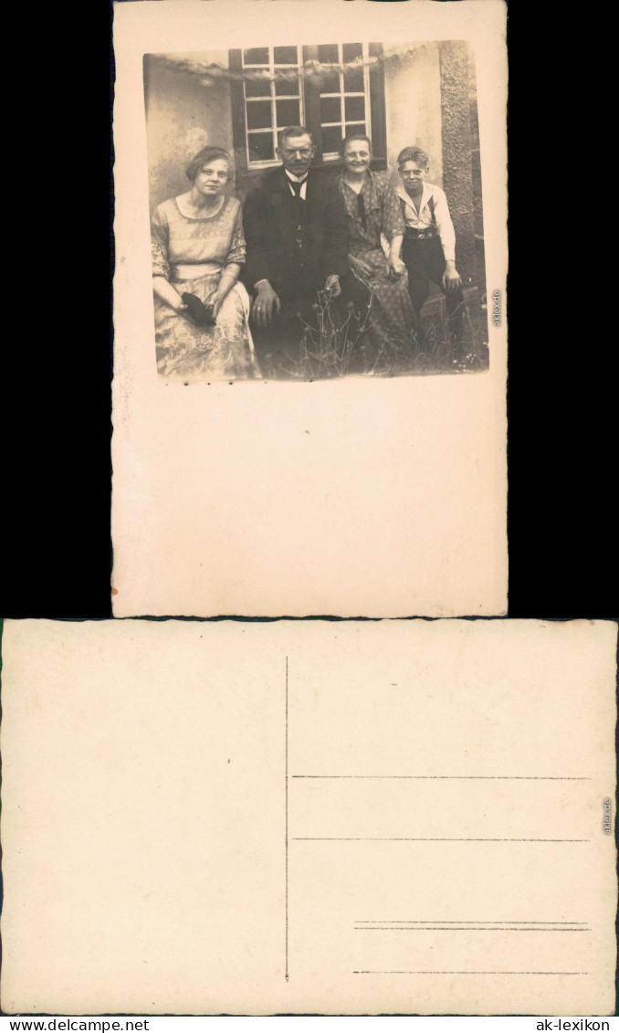 Foto  Familienfoto 1920 Privatfoto - Ohne Zuordnung