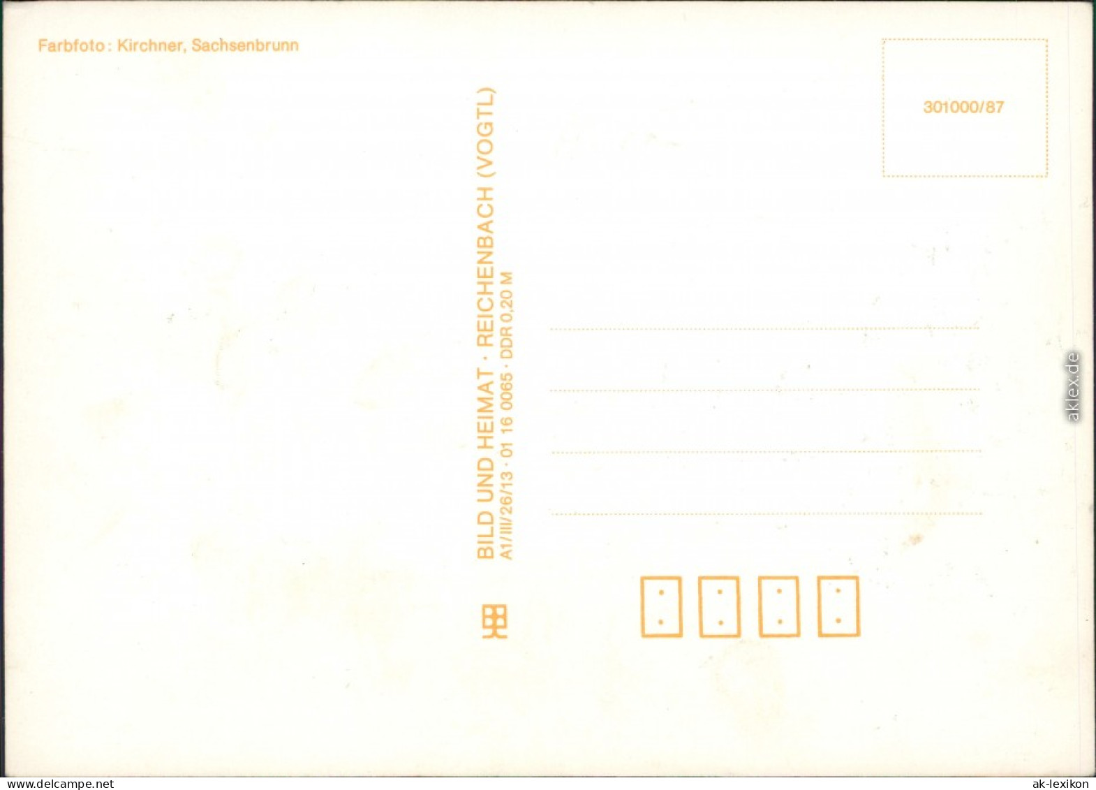 Ansichtskarte  Stimmungsbild, Mensch Auf Bergwiese Mit Wald 1987 - Unclassified