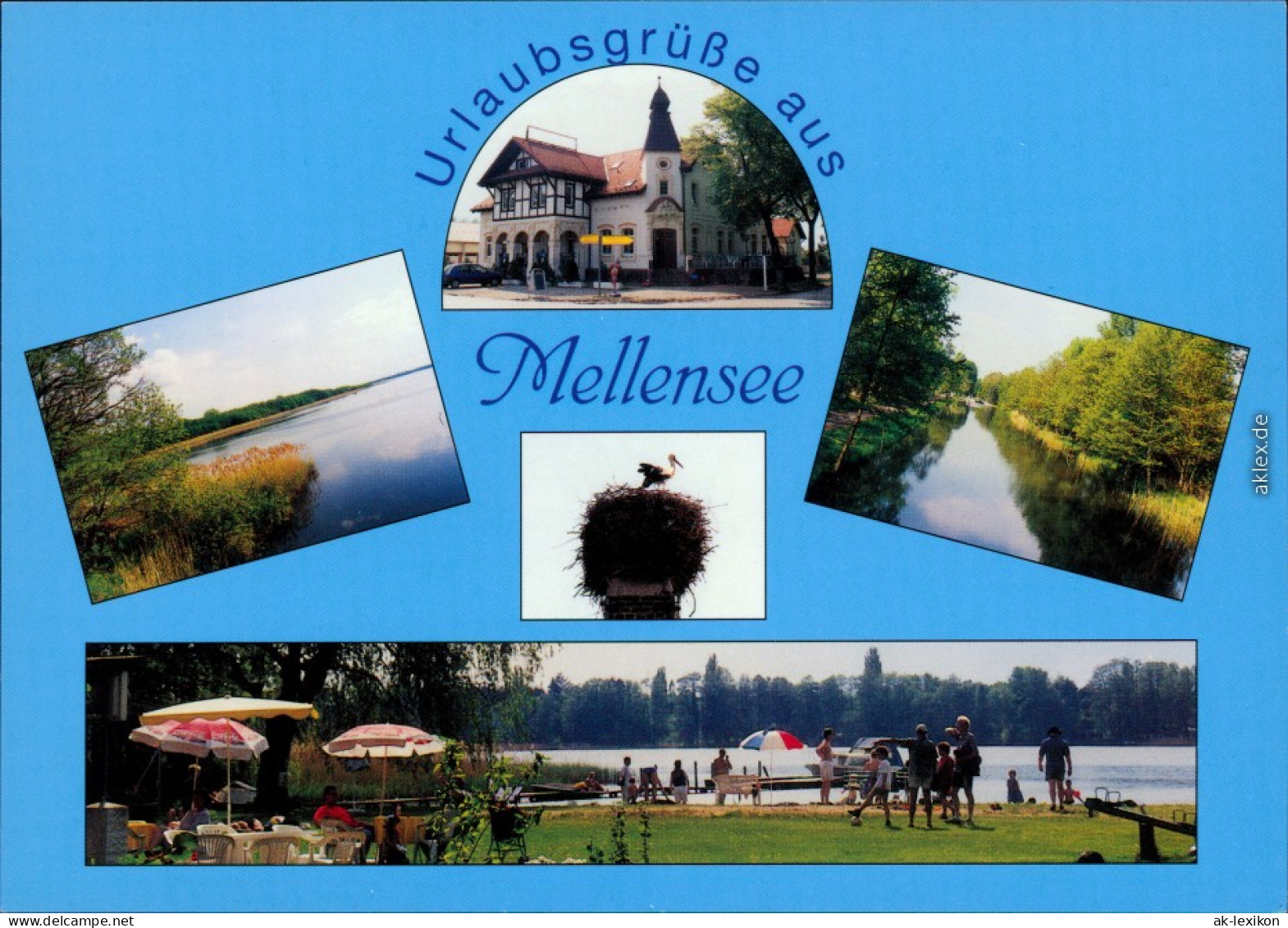 Am Mellensee Gaststätte Landhaus Mellensee, Standbad Kanal  Auf Schleuse 1995 - Andere & Zonder Classificatie