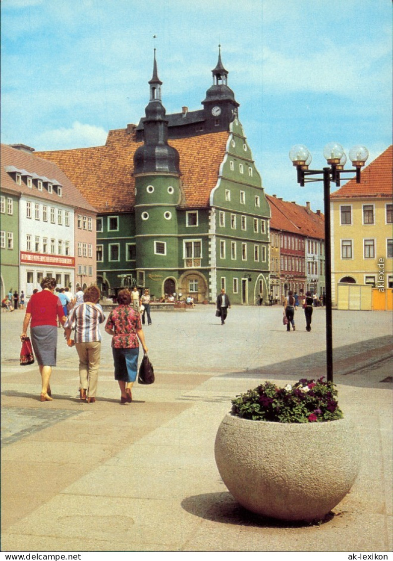 Ansichtskarte Hildburghausen Marktplatz 1981 - Hildburghausen