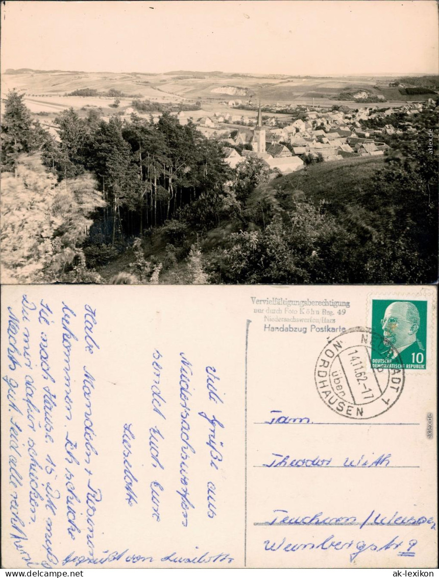 Ansichtskarte Ansichtskarte Neustadt (Harz) Panoramablick 1962 - Autres & Non Classés