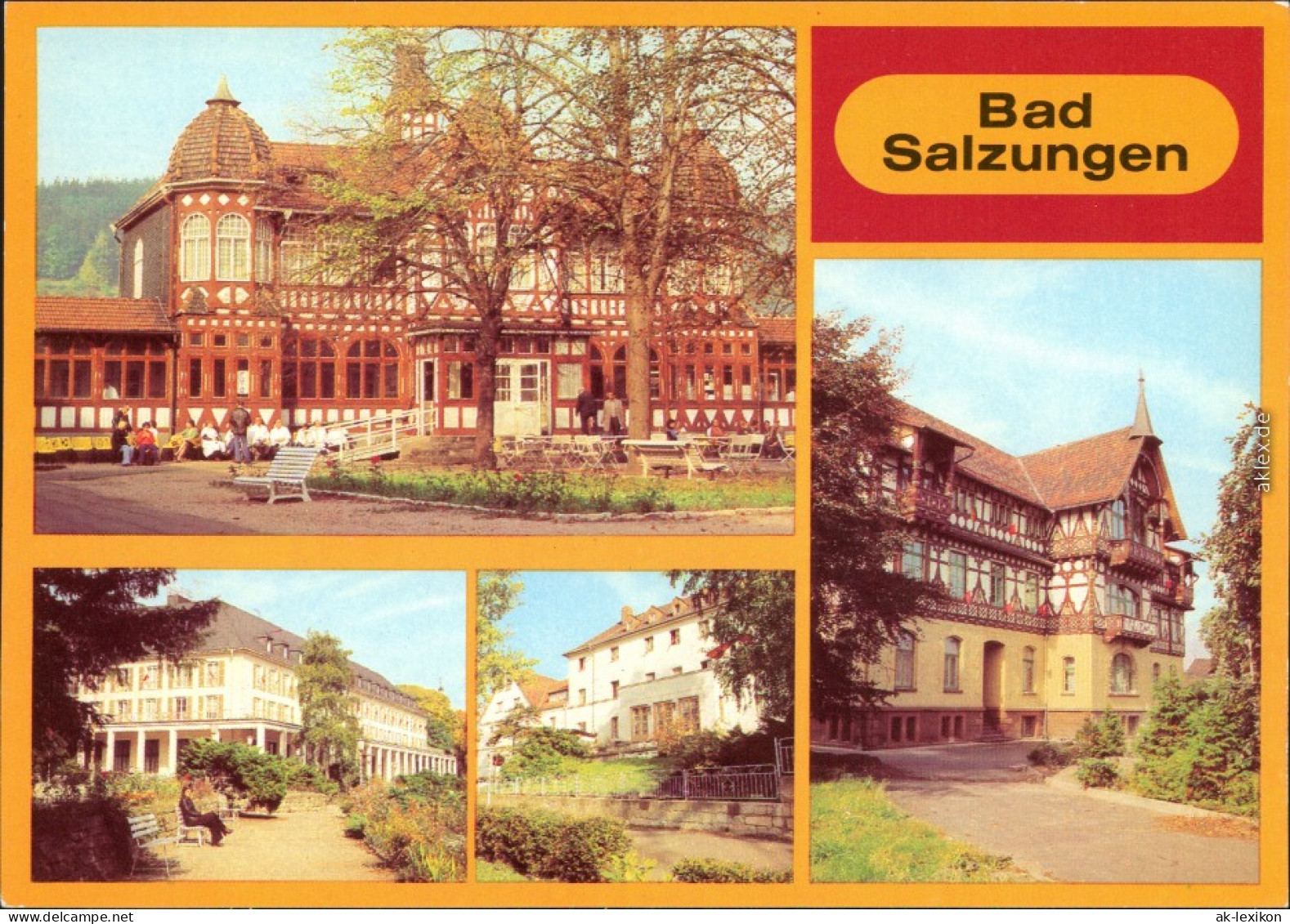 Bad Salzungen Inhalatorium, Blick Zum Kurhaus Christoph Wilhelm Hufeland 1981 - Bad Salzungen