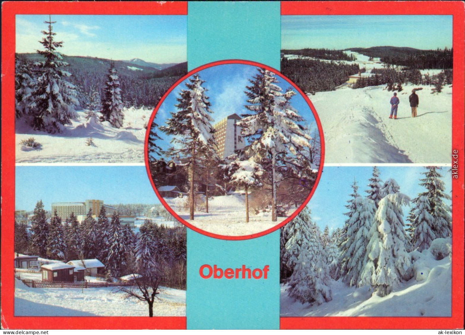 Ansichtskarte Oberhof (Thüringen) Ansichten Im Winter 1982 - Oberhof