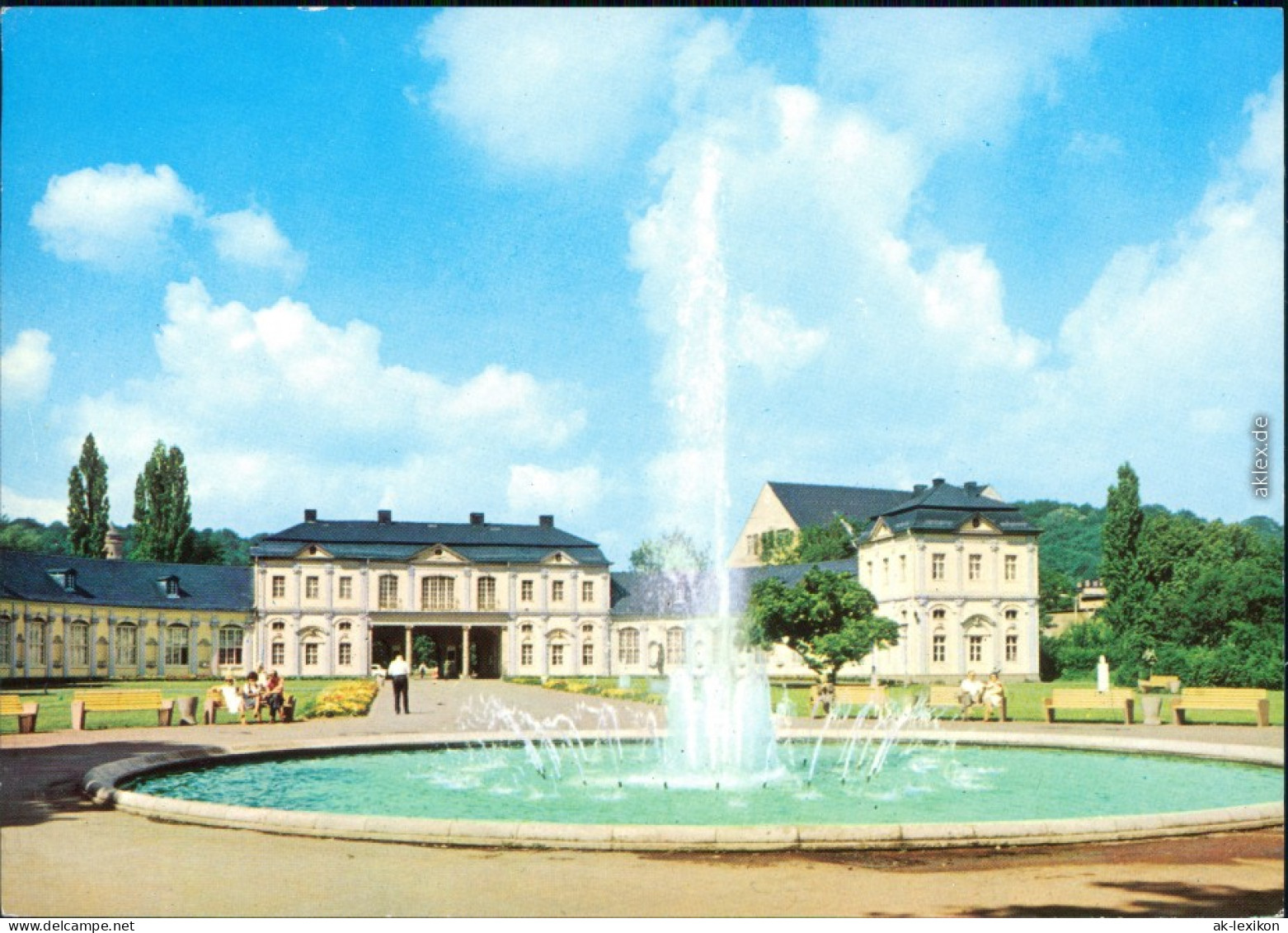 Ansichtskarte Gera Park Opfer Des Faschismus Mit Brunnen Und Fontäne 1979 - Gera