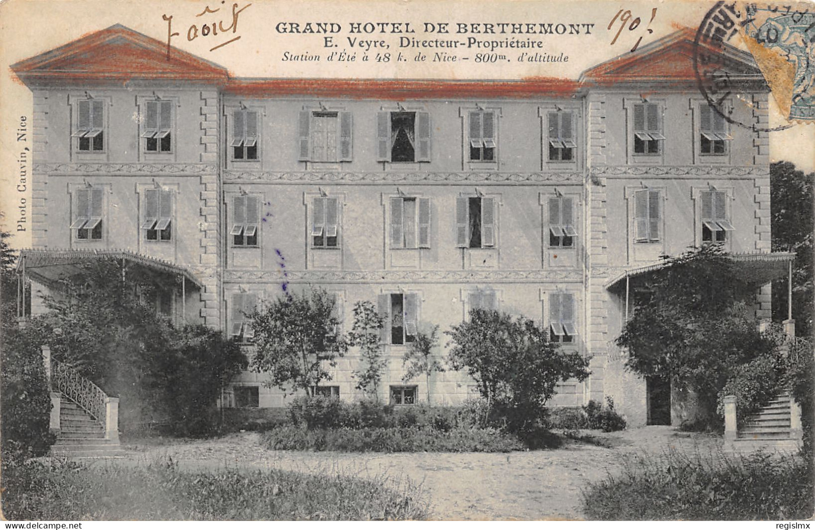 6-NICE-GRAND HOTEL DE BERTHEMONT-N°350-C/0331 - Sonstige & Ohne Zuordnung
