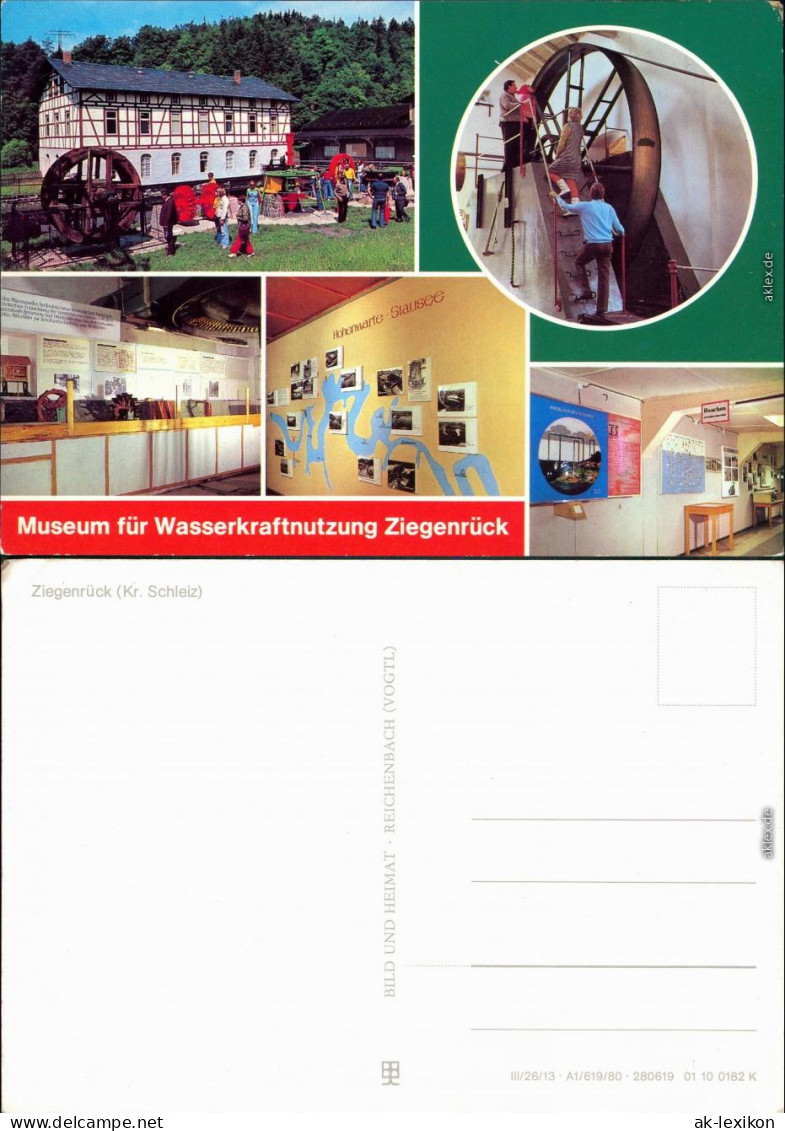Ziegenrück Saale Museum Für Wasserkraftnutzung - Außen- Und Innenansicht 1980 - Ziegenrück
