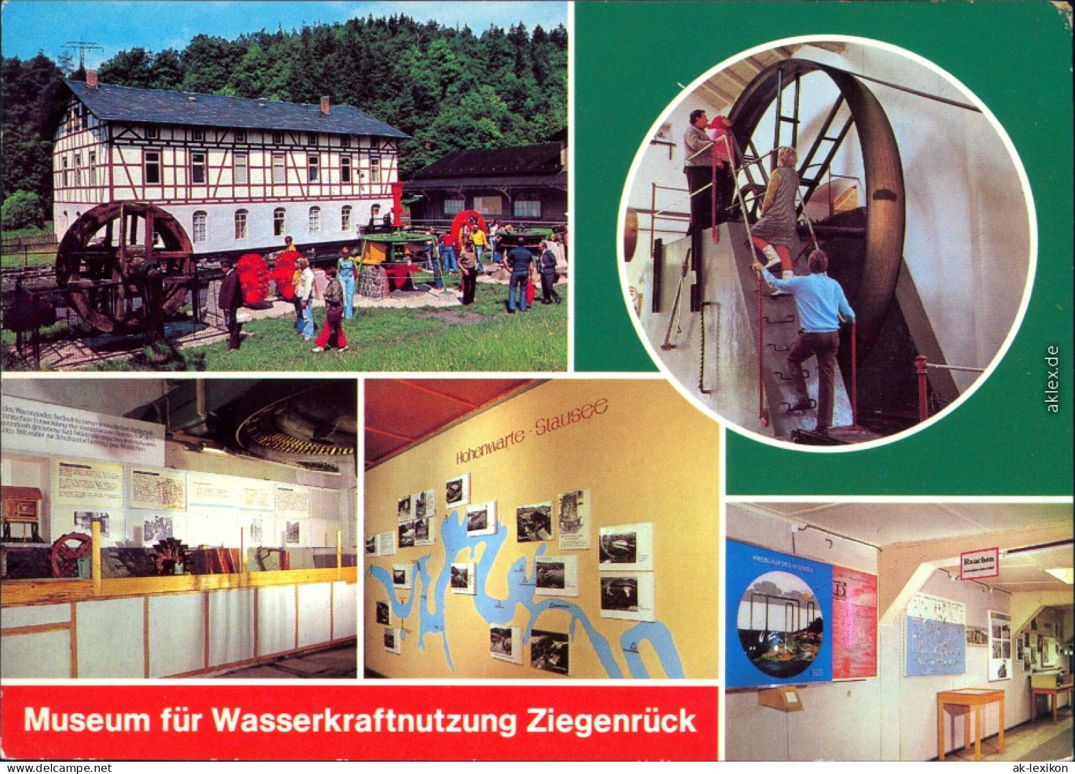 Ziegenrück Saale Museum Für Wasserkraftnutzung - Außen- Und Innenansicht 1980 - Ziegenrück