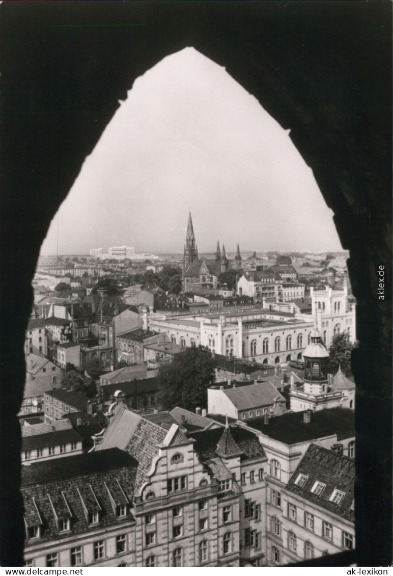 Ansichtskarte Schwerin Panorama-Ansicht 1983 - Schwerin