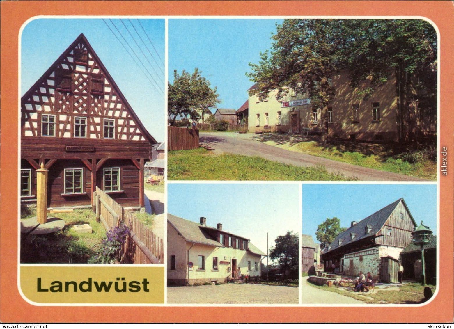 Landwüst-Markneukirchen Bauernmuseum, Konsum-Gaststätte  1983 - Markneukirchen