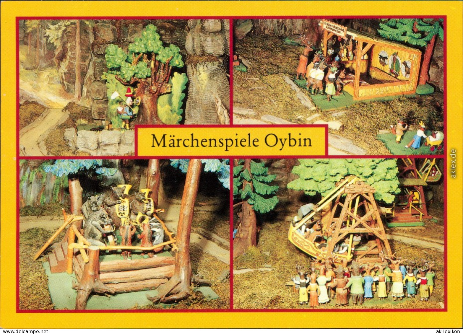 Oybin Märchenspiele - Märchenspiele -   Mechanische Bewegliche Holzfiguren 1989 - Oybin