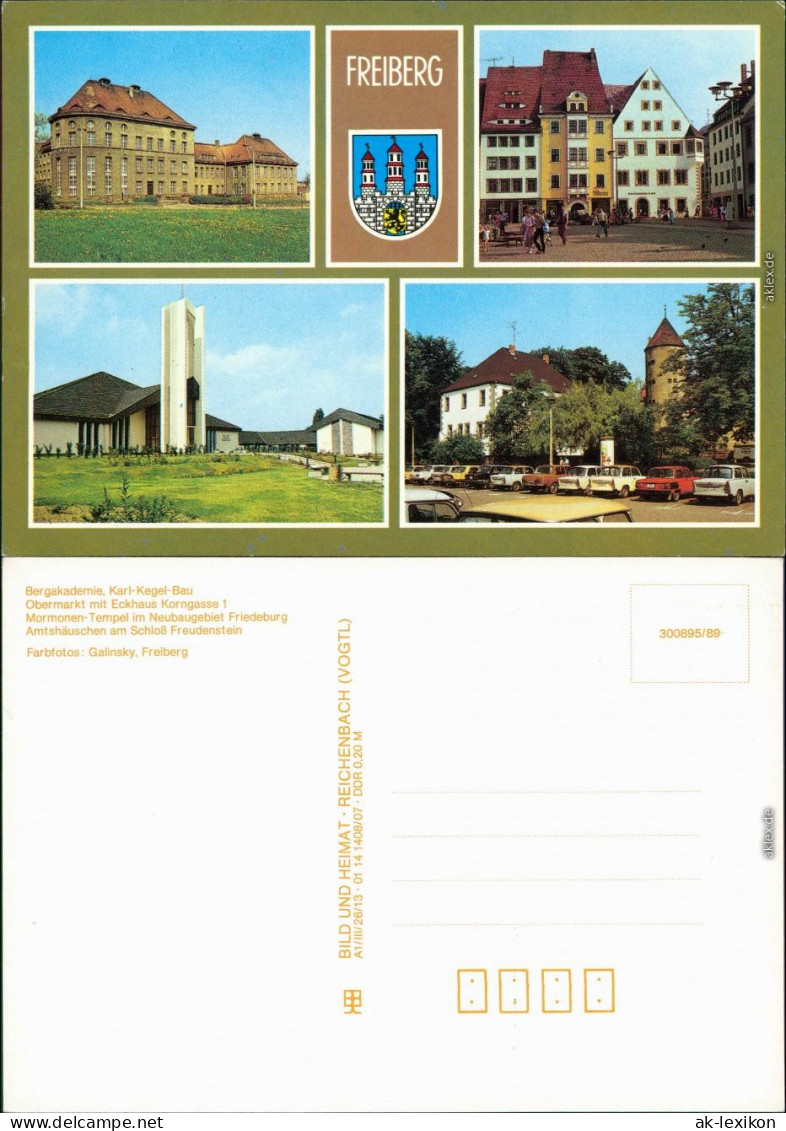 Freiberg (Sachsen) Bergmakademie - Karl-Kegel-Bau Tempel Im Neubaugebiet  1989 - Freiberg (Sachsen)