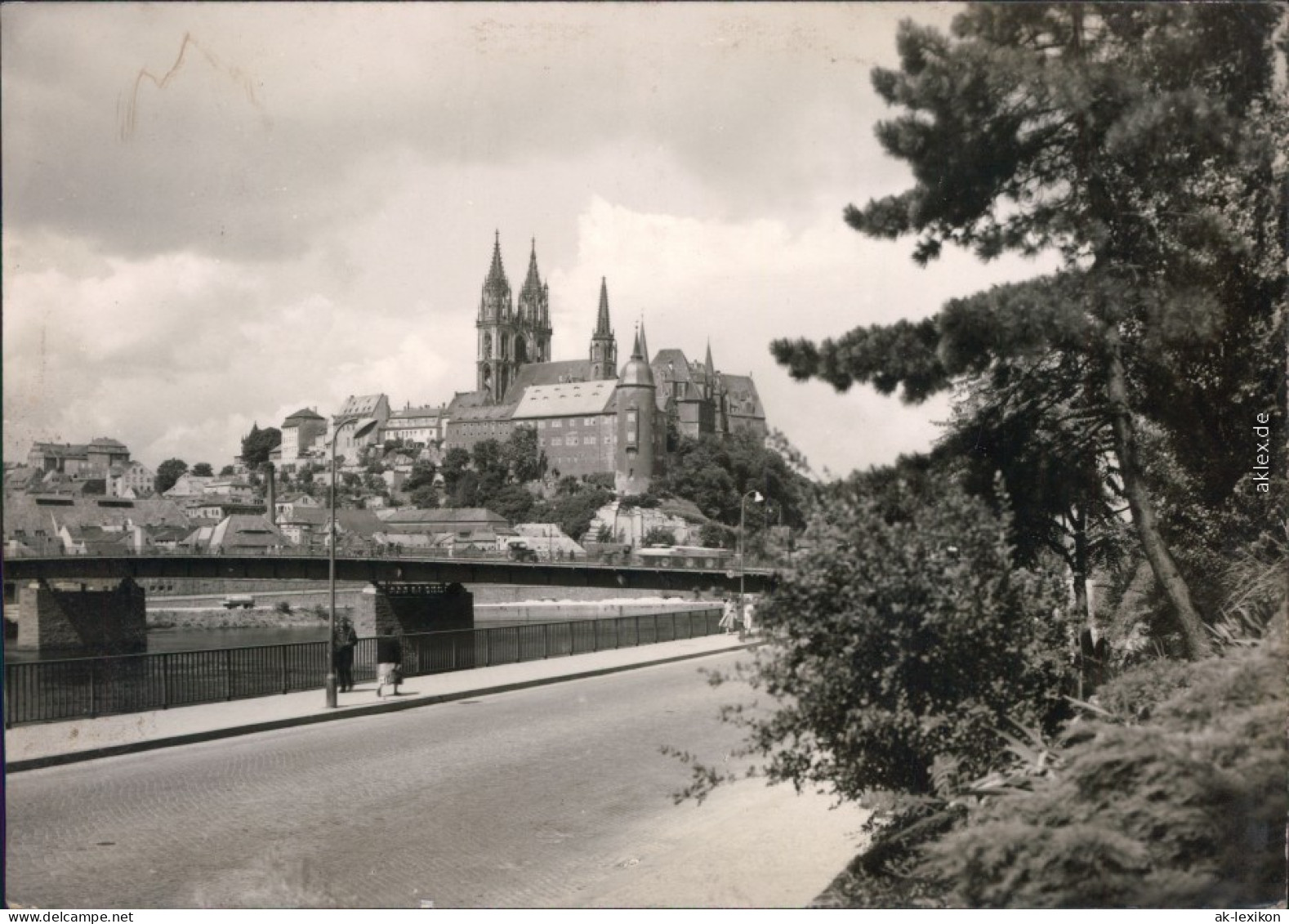 Ansichtskarte Meißen Blick Zum Dom 1965 - Meissen