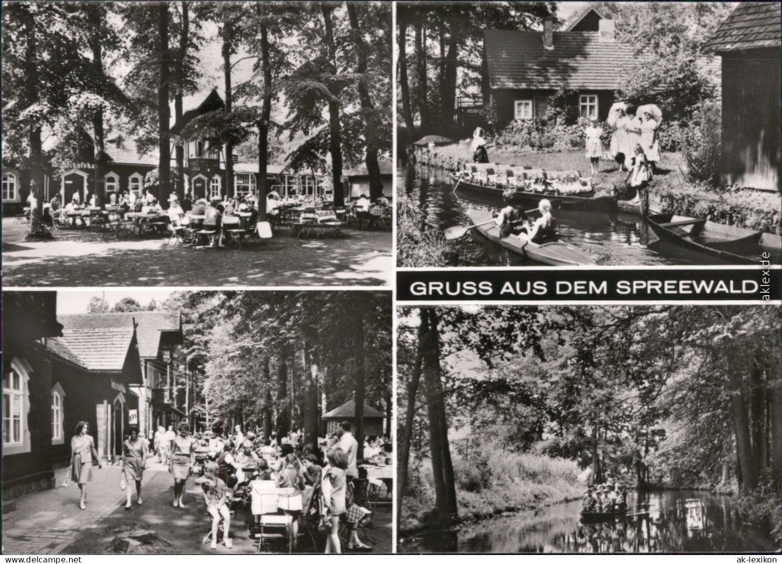 Lübbenau Landschaftsgebiet Spreewald, Gaststätte, Spreewaldkahn 1979 - Sonstige & Ohne Zuordnung
