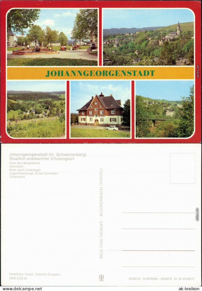 Johanngeorgenstadt Panorama-Ansicht, Platz Des Bergmanns, Unterjugel 984 - Johanngeorgenstadt