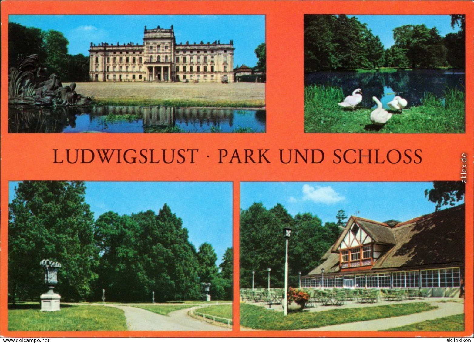 Ansichtskarte Ludwigslust Park Und Schloss 1978 - Ludwigslust