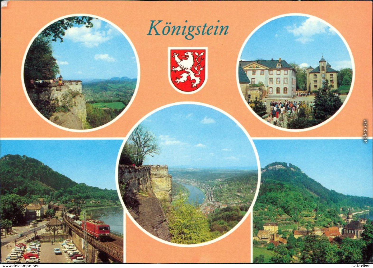 Königstein (Sächsische Schweiz) Verschiedene Ansichten Von Der Burg G1981 - Koenigstein (Saechs. Schw.)