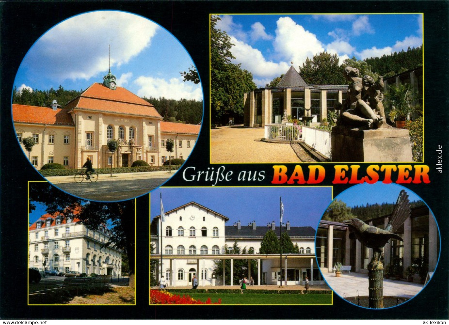 Bad Elster Albert-Bad, An Der Wandelhalle, Wahrzeichen Von Bad Elster 1995 - Bad Elster
