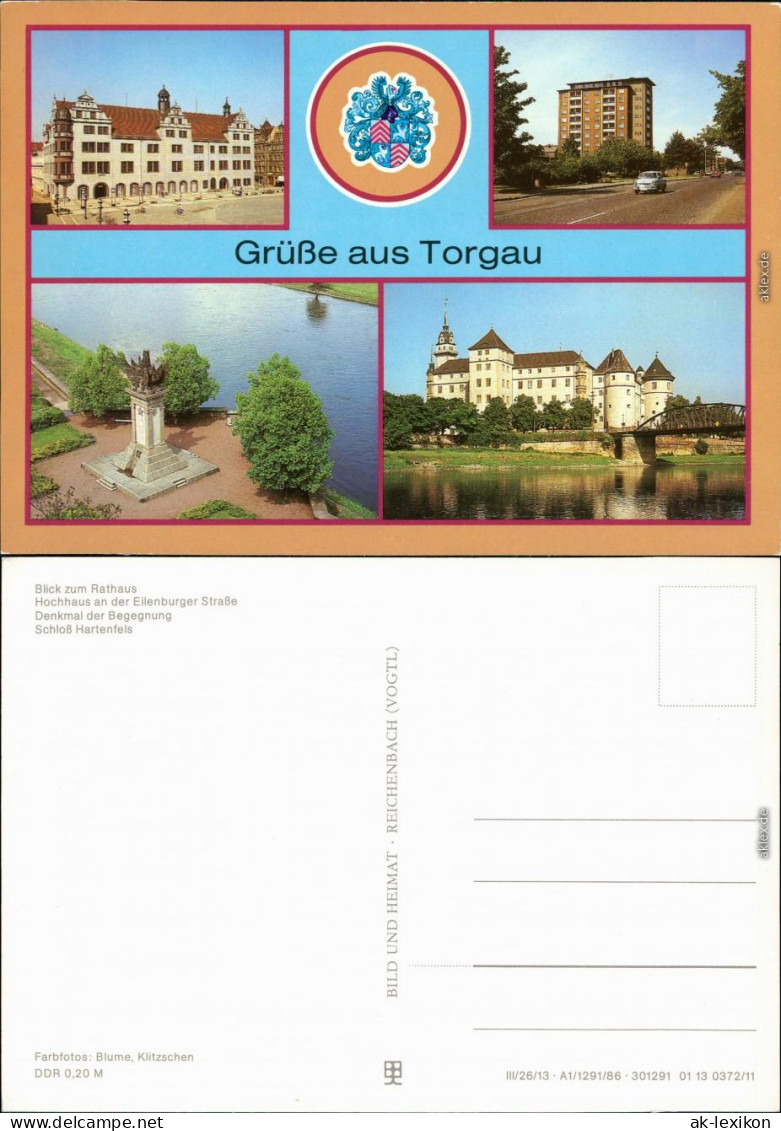 Torgau Rathaus, Hochhaus An Der Eilenburger Straße 1986 - Torgau