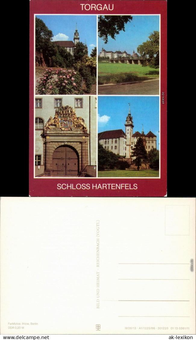 Ansichtskarte Torgau Schloss Hartenfels  Aaa 1986 - Torgau