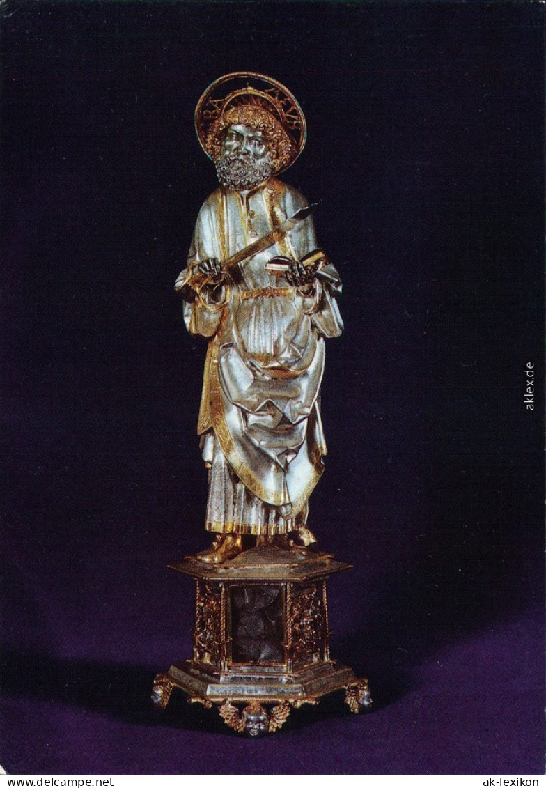 Bautzen  Domschatzkammer St. Petri: Gotisches St. Bartholomäus-Reliquiar 1987 - Bautzen