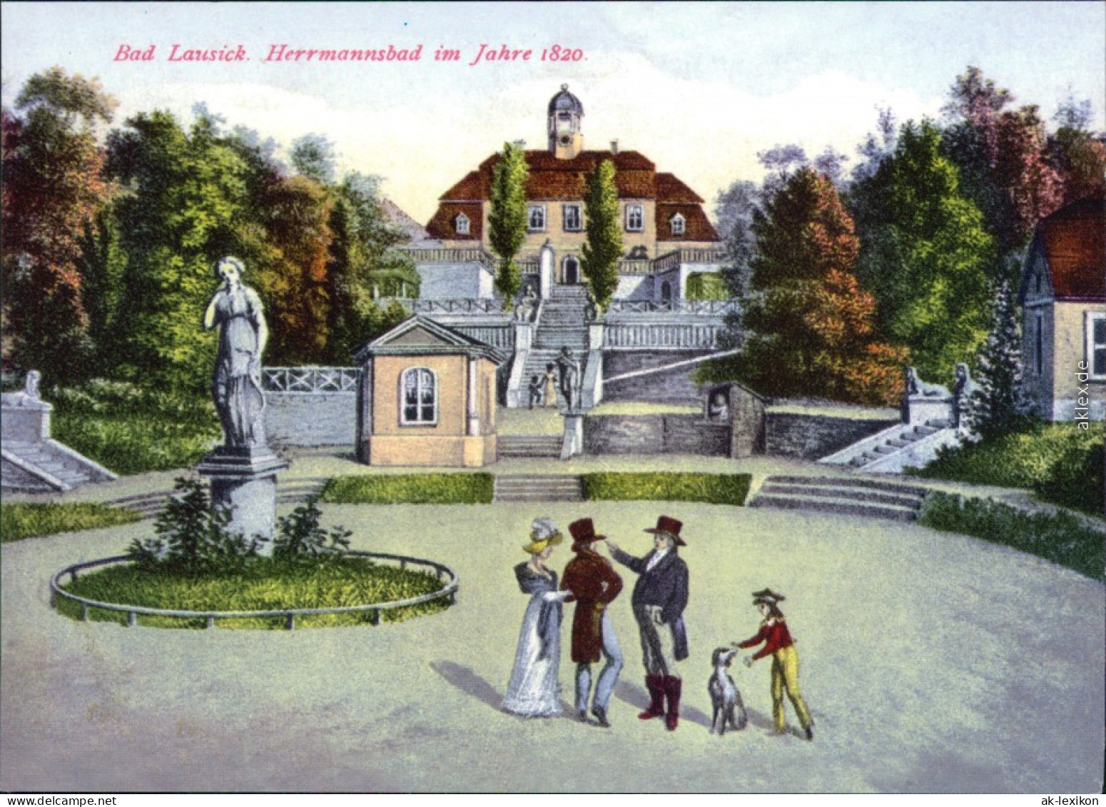 Ansichtskarte Bad Lausick Lausigk Kurhaus - Herrmannsbad /Hermannsbad 1995 - Bad Lausick