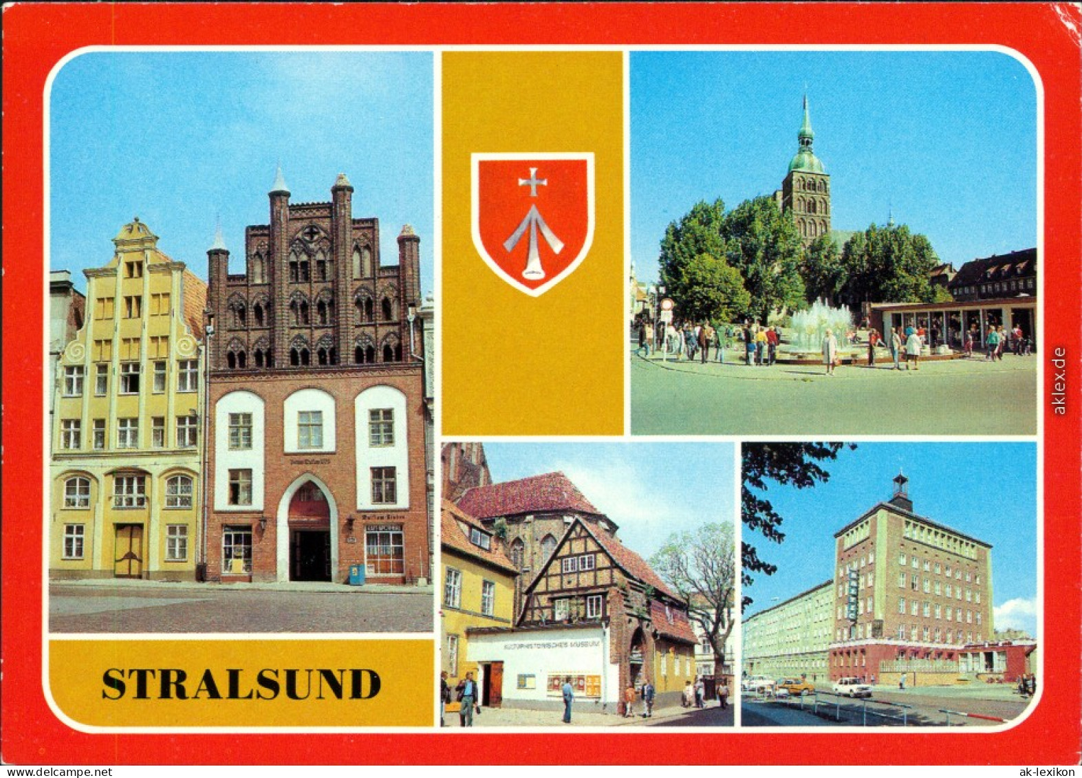 Stralsund Wulflamhaus Am Alten Markt, Ossenreyer Straße   1984 - Stralsund