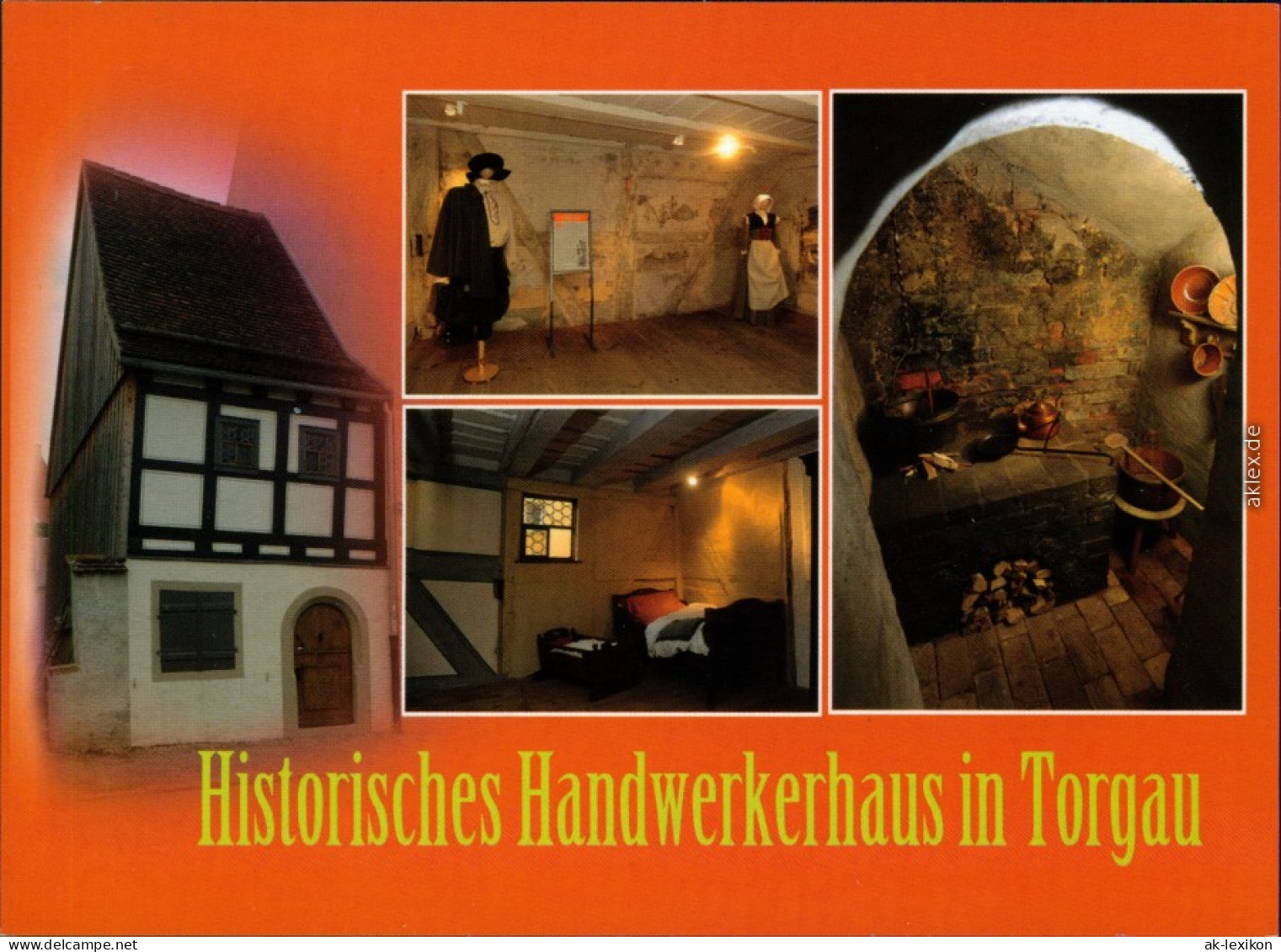 Ansichtskarte Torgau Historisches Handwerkshaus 1995 - Torgau