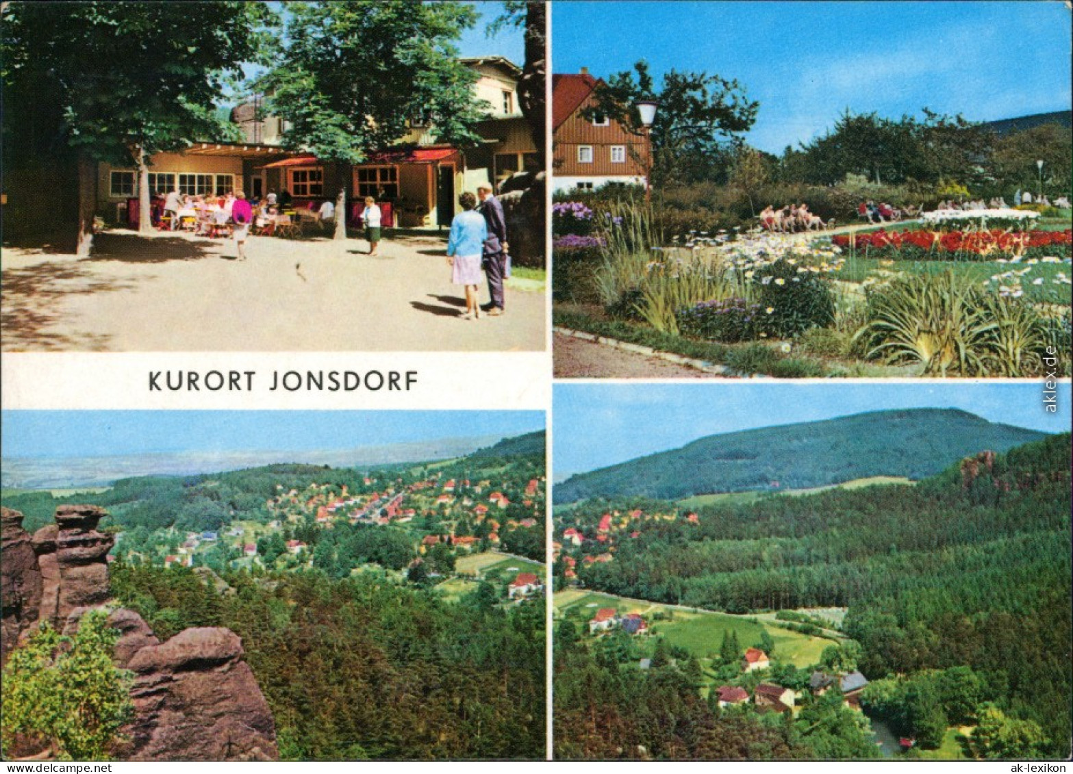 Jonsdorf Ansichten Ansichtskarte Umlandansichten Gaststätte 1976 - Jonsdorf