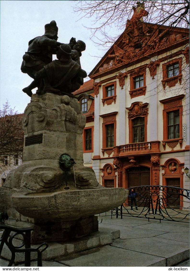 Ansichtskarte Altenburg Skatbrunnen 1995 - Altenburg