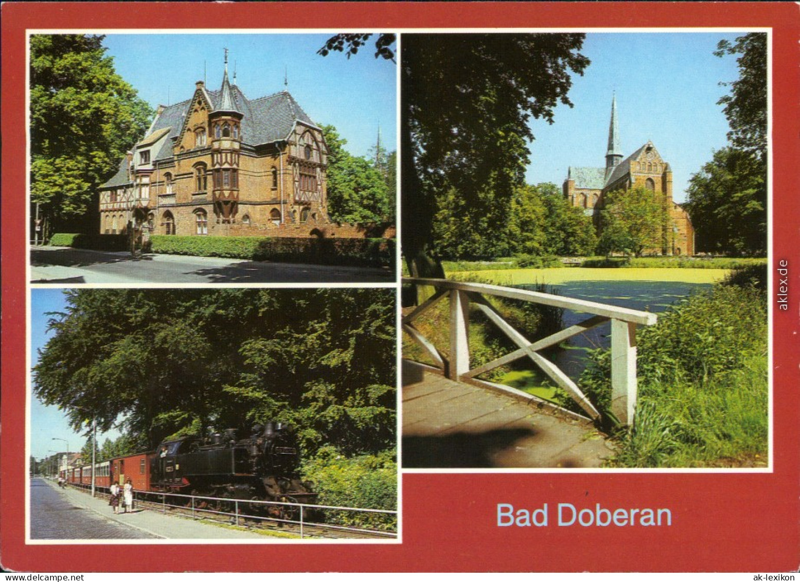 Bad Doberan Stadtmuseum "Möckelhaus", Molli - Schmalspurbahn, Münster 1987 - Bad Doberan