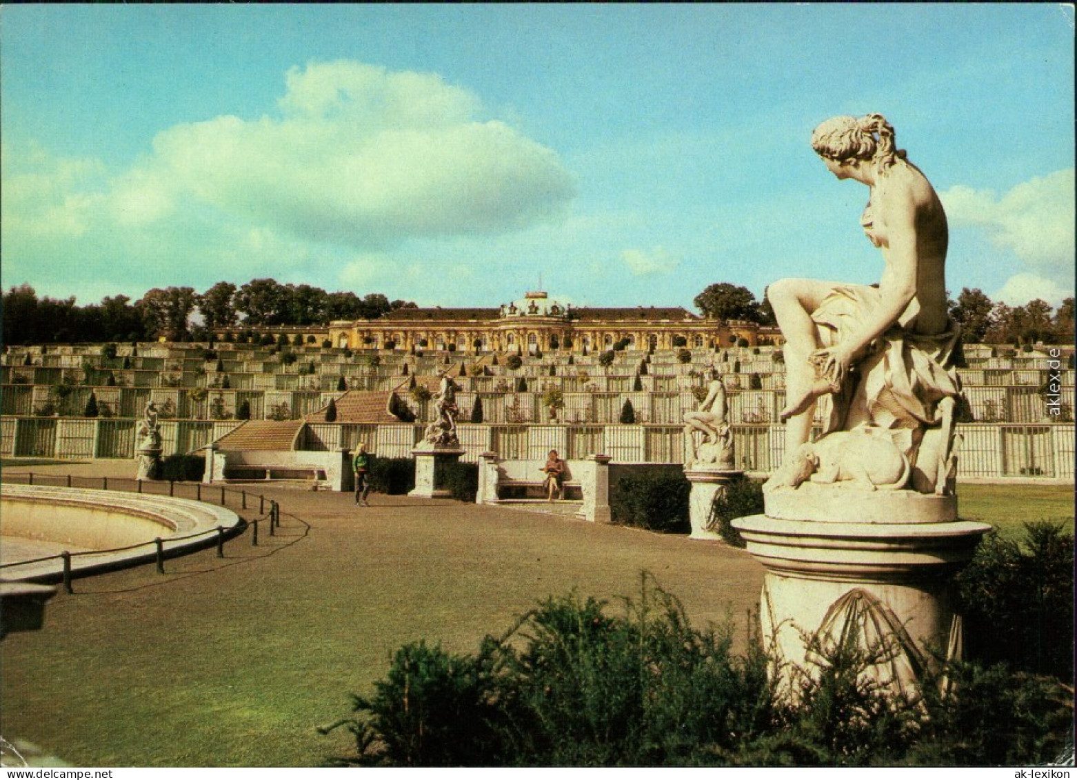 Ansichtskarte Potsdam Schloss Sanssouci Mit Weinbergterrassen 1985 - Potsdam