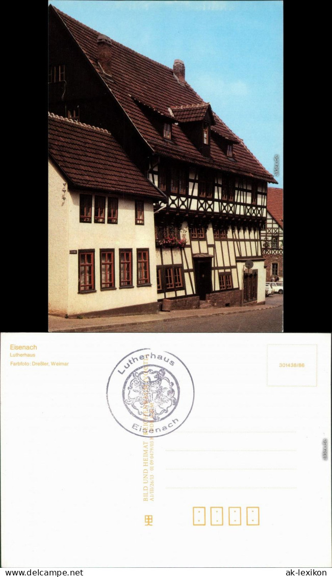 Ansichtskarte Eisenach Lutherhaus 1986 - Eisenach