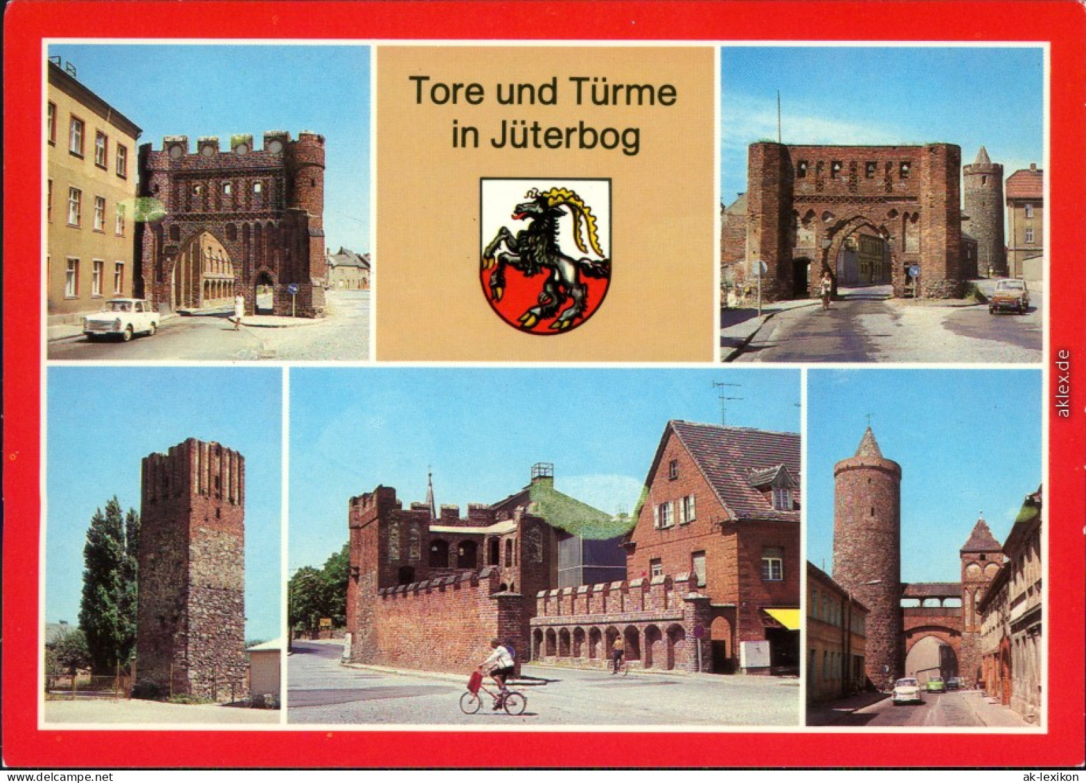 Jüterbog Dammtor, Neumarkttor Mit Mauerturm, Mauerturm Stadtbefestigung  1986 - Jueterbog