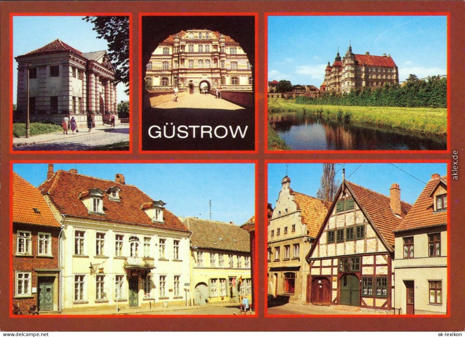 Güstrow Torhaus, Schloß, Heimatmuseum, Georg-Friedrich-Kersting-Haus 1989 - Güstrow