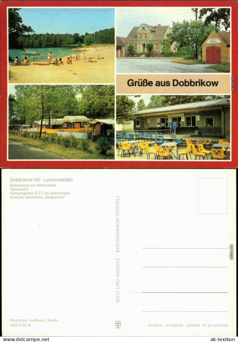 Dobbrikow Nuthe Urstromtal Badestelle Am Glienicksee, T  1985 - Sonstige & Ohne Zuordnung