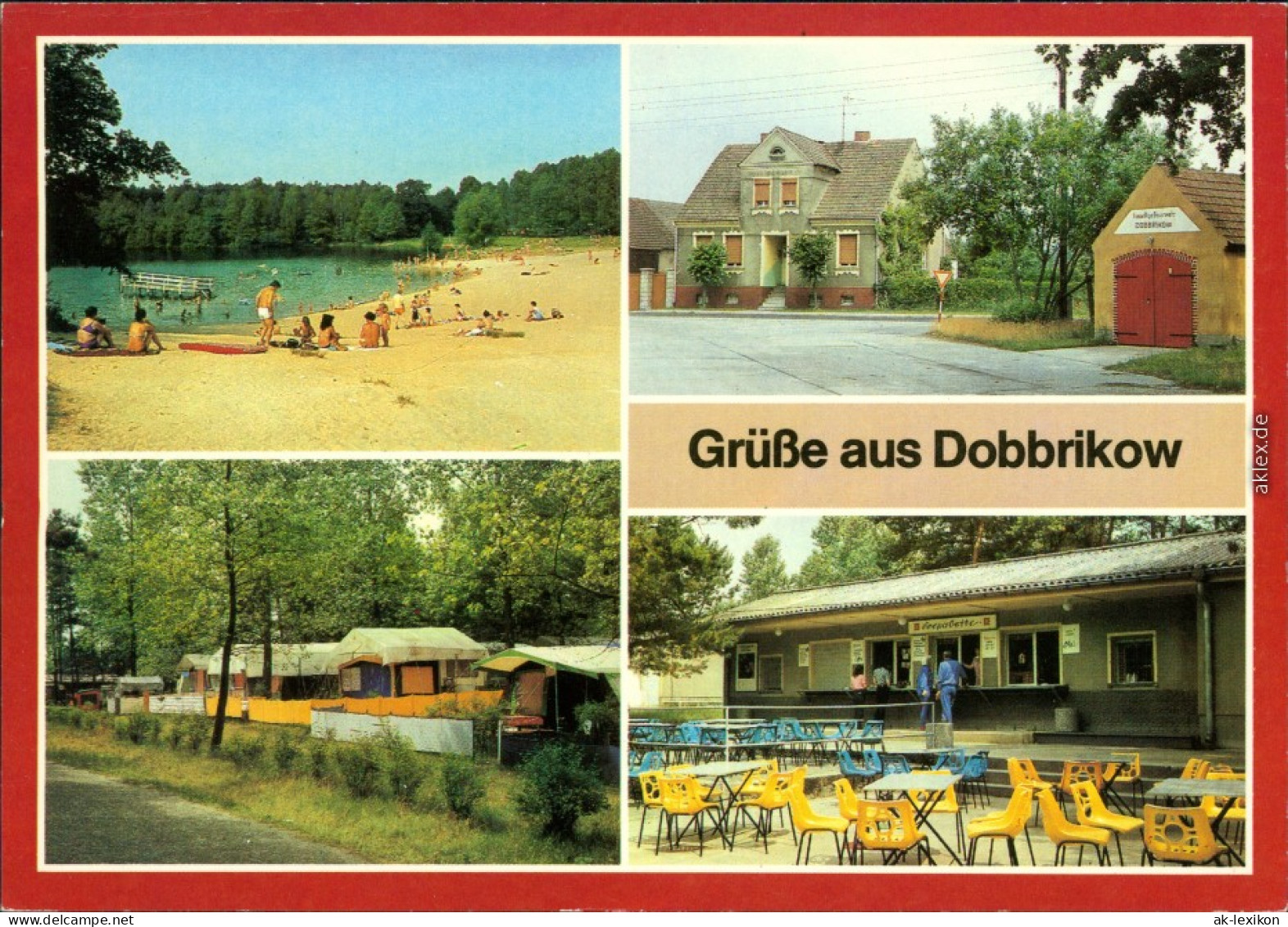 Dobbrikow Nuthe Urstromtal Badestelle Am Glienicksee, T  1985 - Andere & Zonder Classificatie