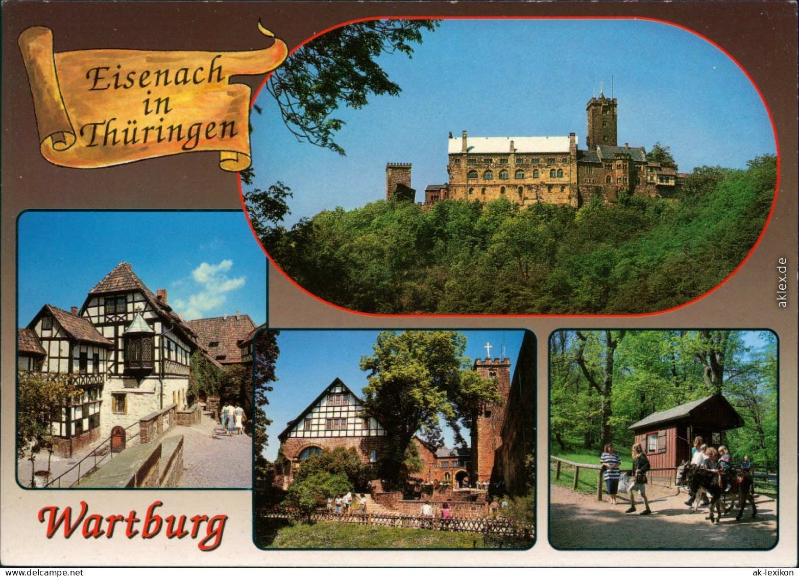 Ansichtskarte Eisenach Wartburg 1995 - Eisenach