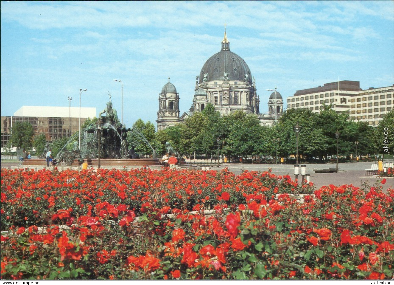 Ansichtskarte Mitte-Berlin Palast Der Republik Und Dom 1989 - Mitte