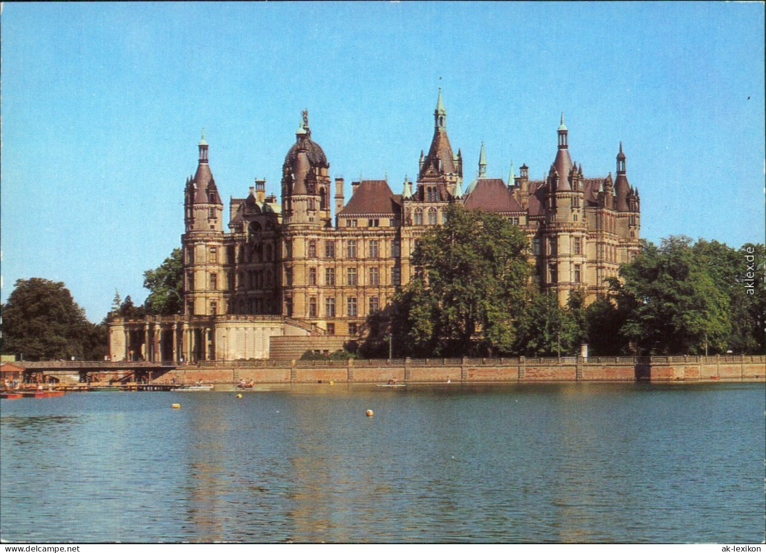 Ansichtskarte Schwerin Schweriner Schloss 1985 - Schwerin