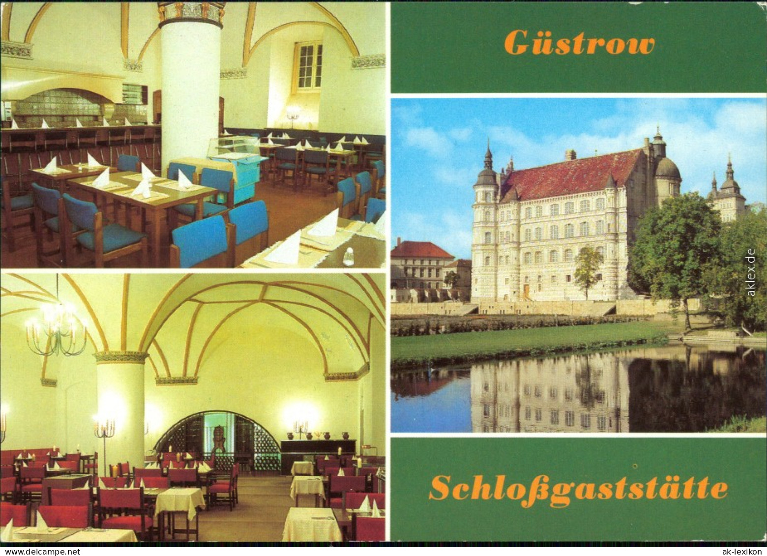 Ansichtskarte Güstrow Schloss Mit Gaststätte - Innenansicht 1982 - Guestrow