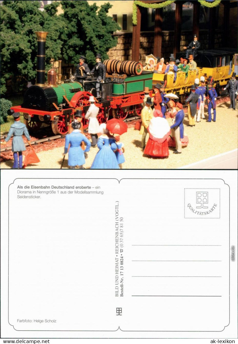 Ansichtskarte  Modelleisenbahn - Als Die Eisenbahn Deutschland Eroberte 1999 - Trains