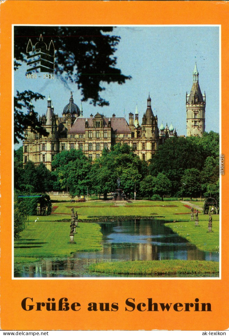 Ansichtskarte Schwerin Grüße Aus... Schweriner Schloss 1985 - Schwerin