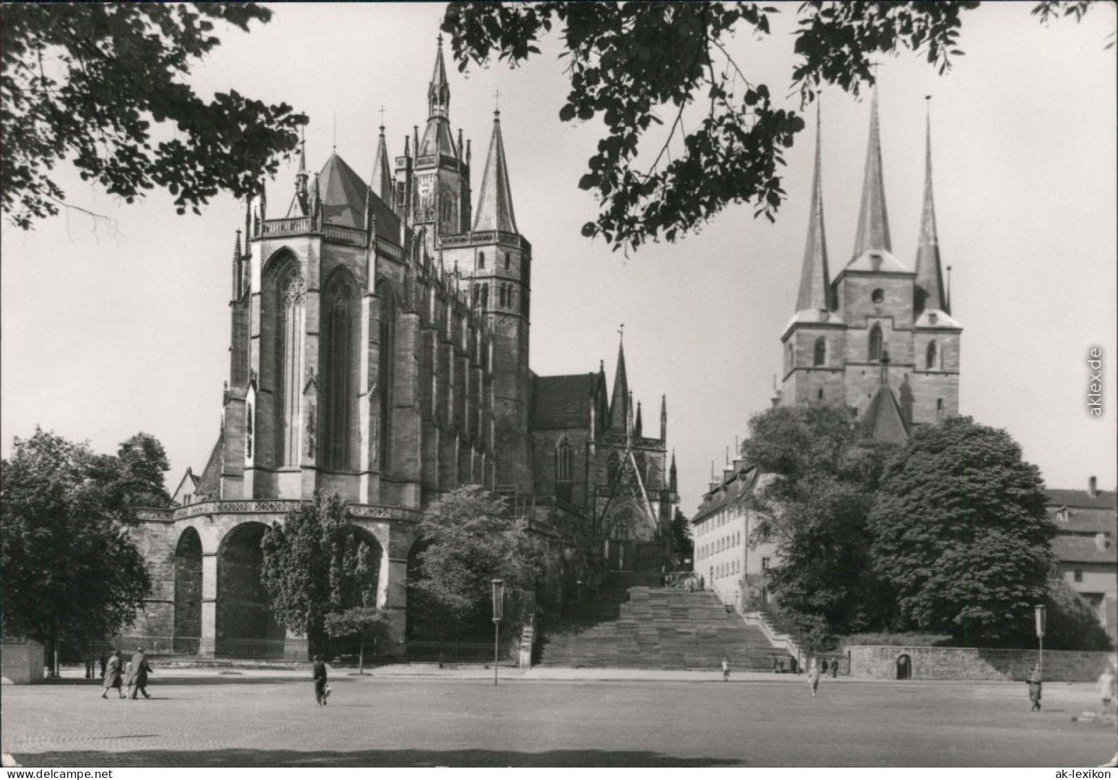 Ansichtskarte Erfurt Erfurter Dom, St. Severikirche 1983 - Erfurt