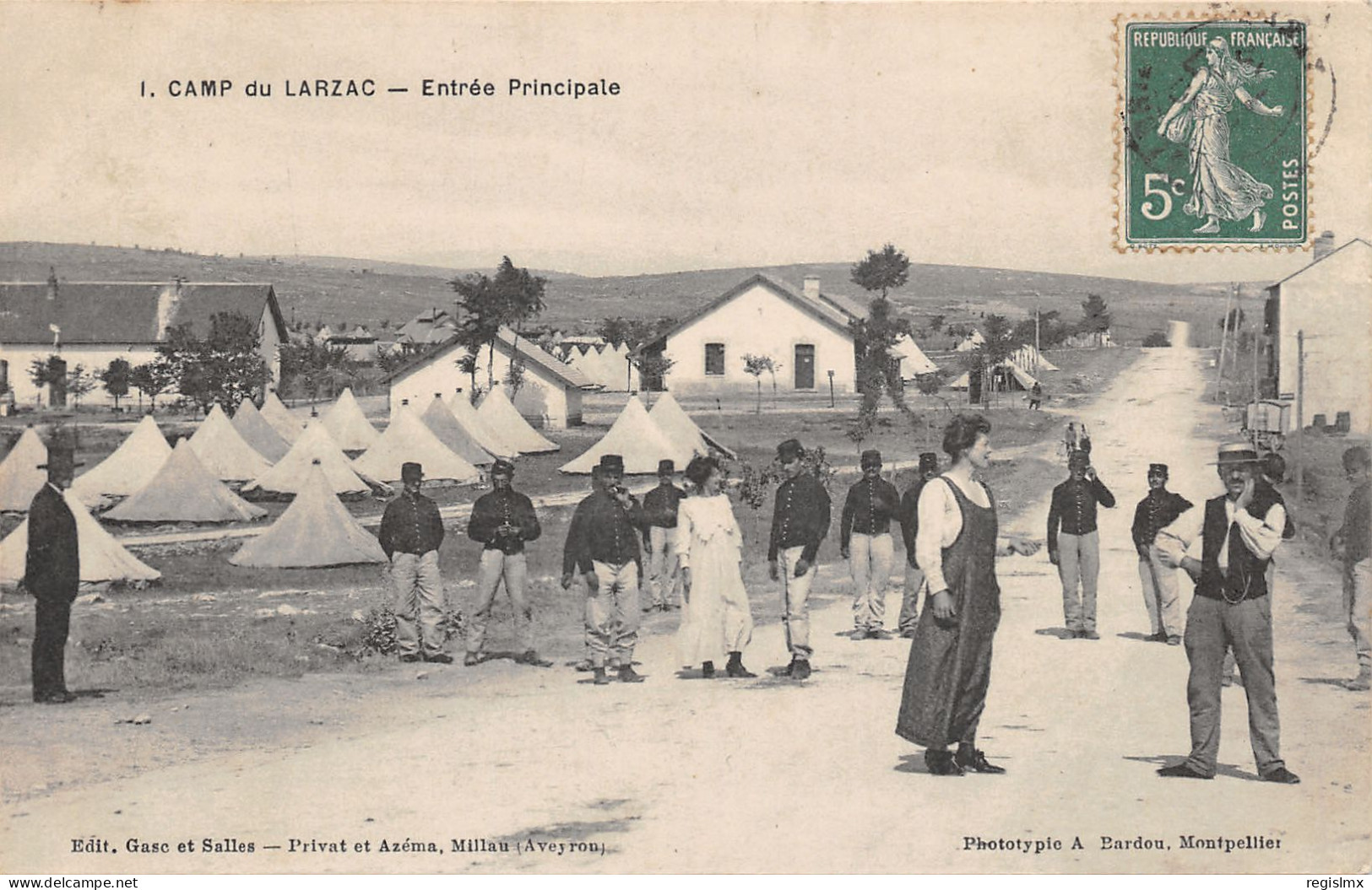12-CAMP DU LARZAC-N°350-F/0283 - Other & Unclassified