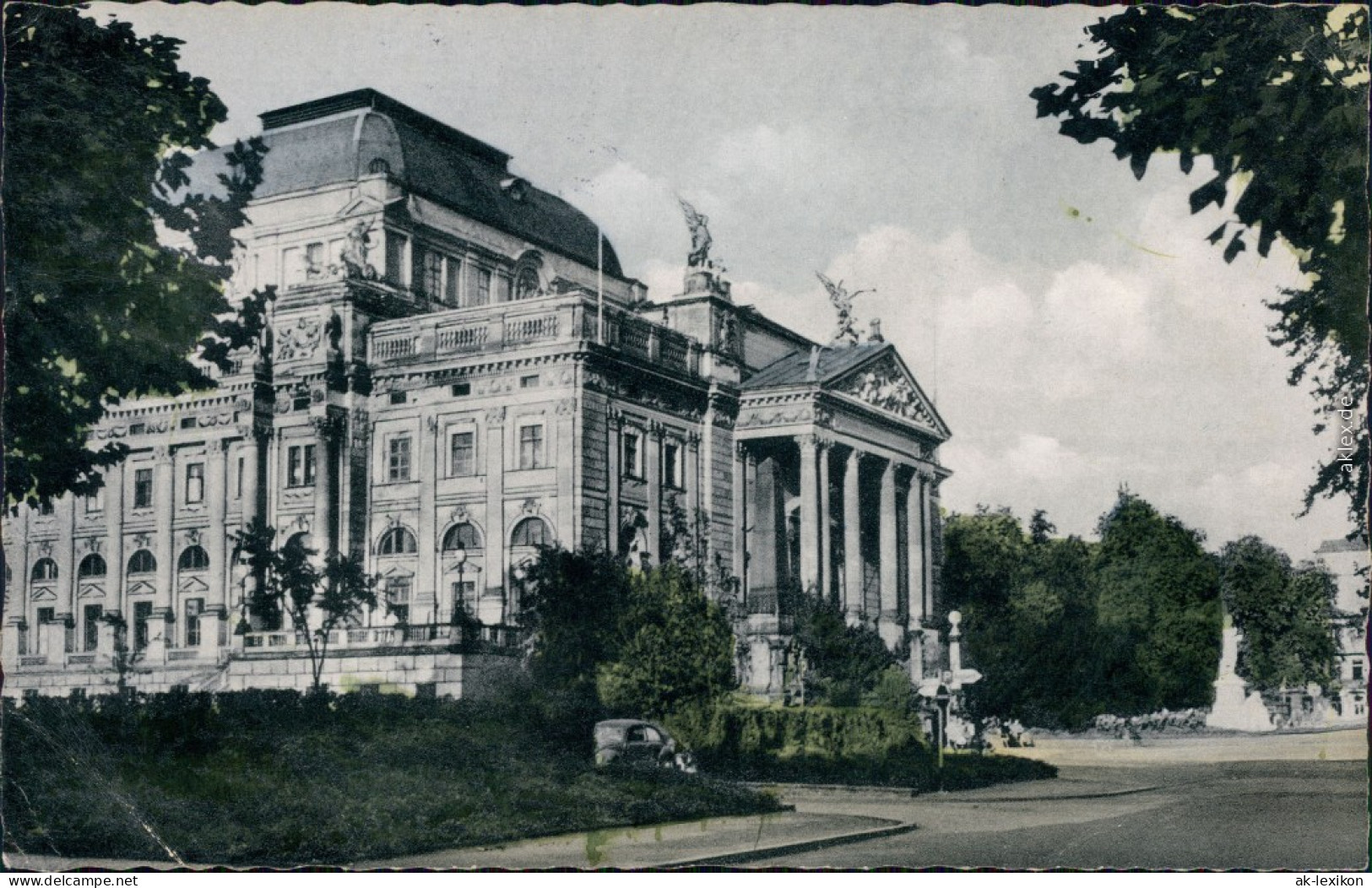 Wiesbaden Hessisches Staatstheater (königliches Hoftheater) 1955 - Wiesbaden