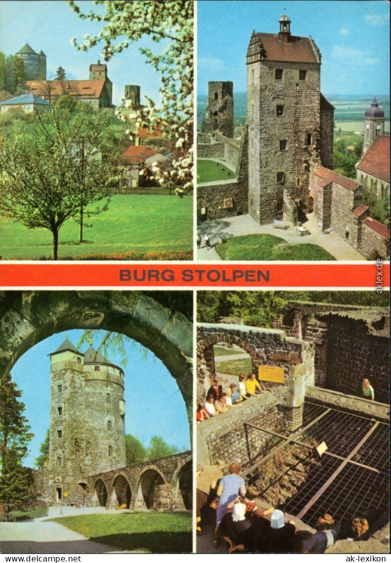 Ansichtskarte Stolpen Ansichten Der Burg Stolpen 1980 - Stolpen