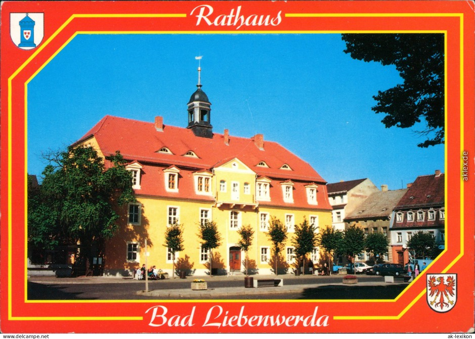 Ansichtskarte Bad Liebenwerda Rathaus 1992 - Bad Liebenwerda