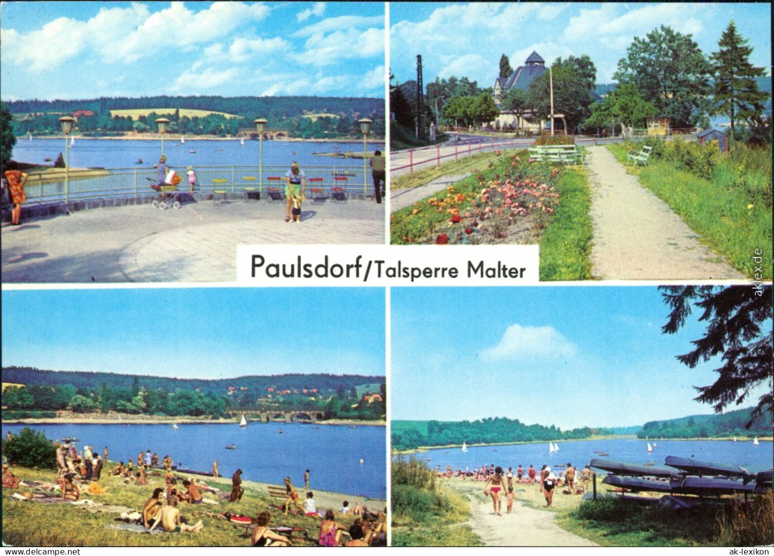 Paulsdorf Dippoldiswalde Stausee, HO-Gaststätte "Seeblick" Campingplatz 1982 - Dippoldiswalde