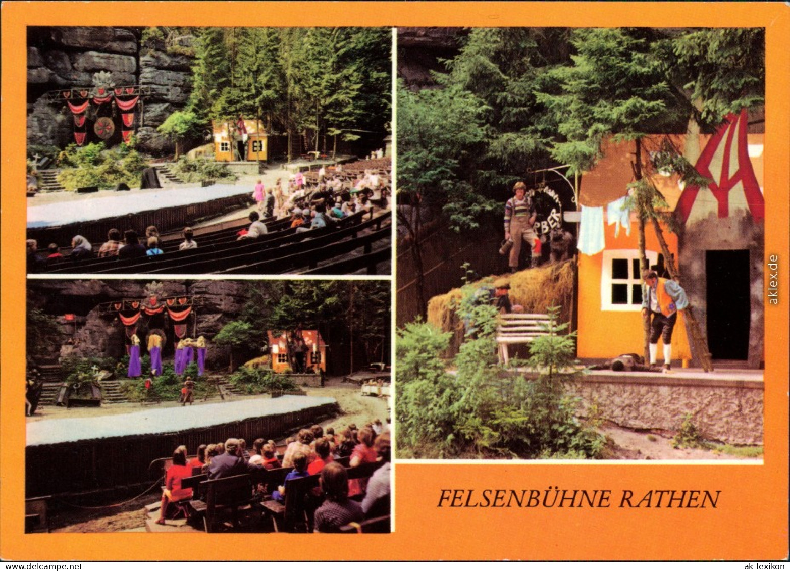Ansichtskarte Rathen Felsenbühne 1981 - Rathen