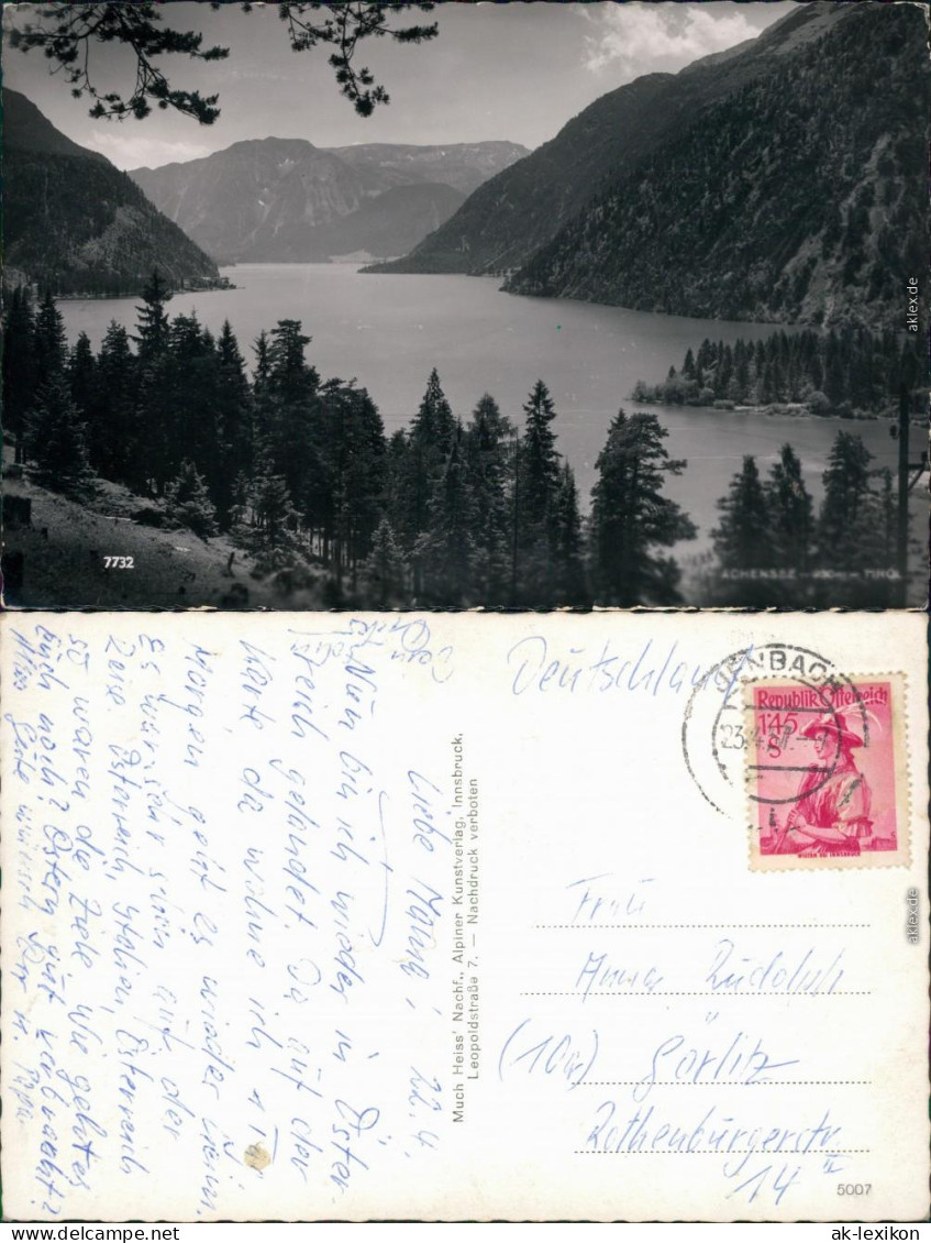 Ansichtskarte Achensee Achensee In Tirol 1957 - Other & Unclassified